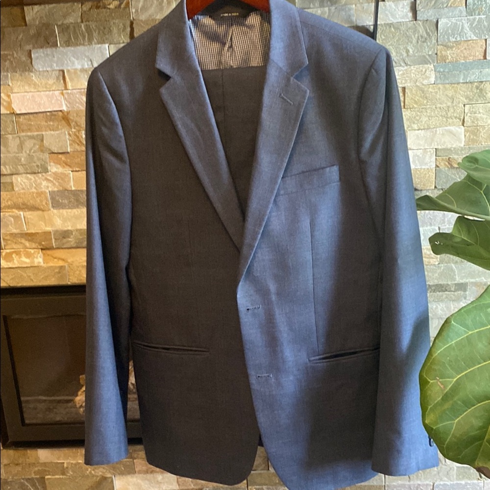 Classic Blue Men's Suit (coat and pants)